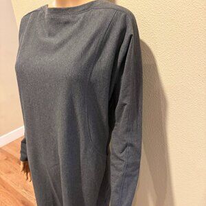 Athleta Long Sleeve Casual Dress / Tunic – Gray – Size MP